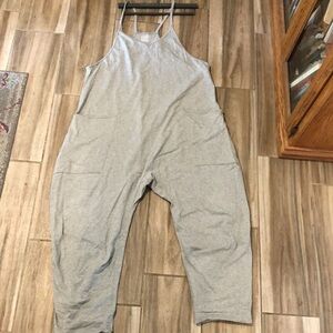 Free People Hot Shot Onesie Gray Jumpsuit Worn only 2X- in new condition